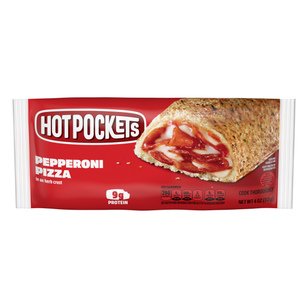 Hot Pockets Pepperoni Pizza 30 x 4 ounces Pepperoni Ingredients